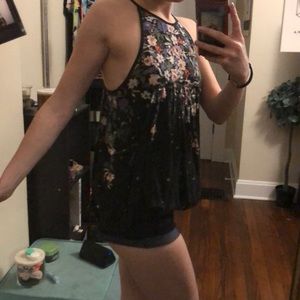 Free People Floral Tank Top